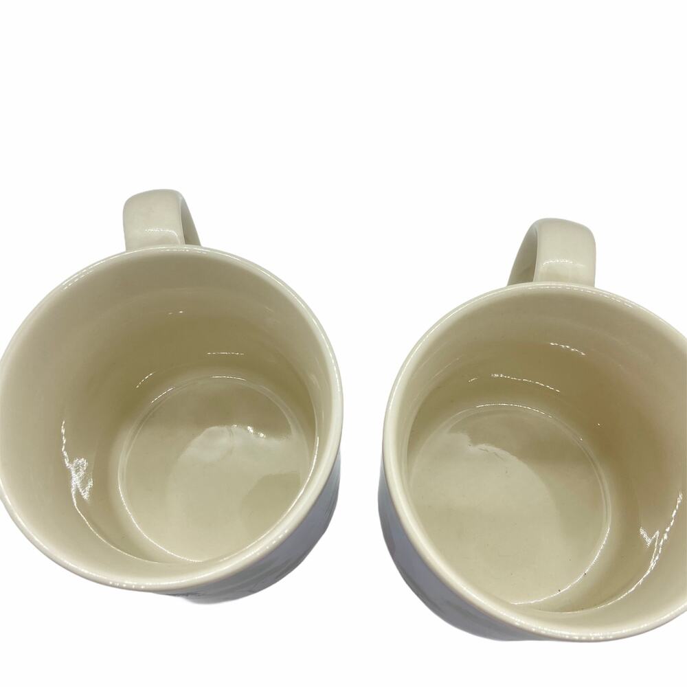 Coffee Mugs Cups by Sakura Set of 2 Vintage Warren Kimble 1998 BARNS Folk Art - Picture 2 of 13